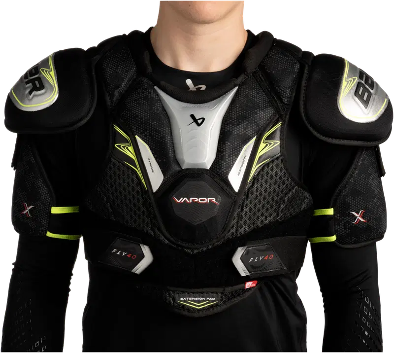 Подплечники Bauer Vapor Fly40-младший, черный, S (размер БЛК, С, цвет Блк)