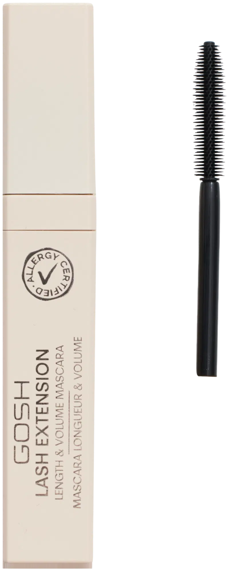 Gosh Lash Extension - тушь 001 Extreme Black (цвет Экстремальный черный)