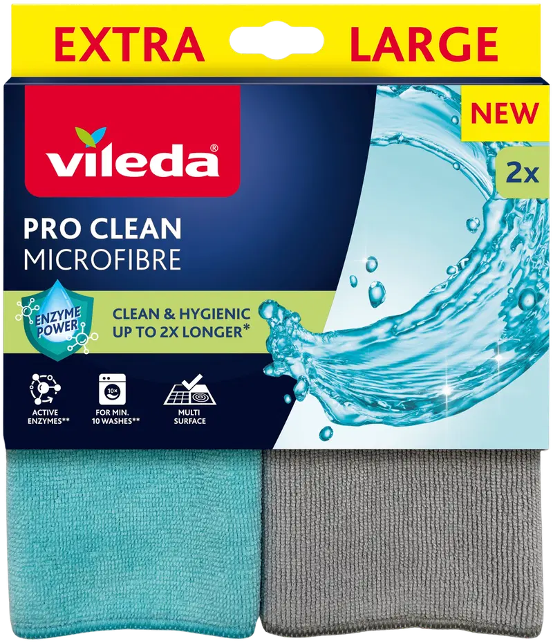 Салфетка из микрофибры Vileda Pro Clean 2 шт.