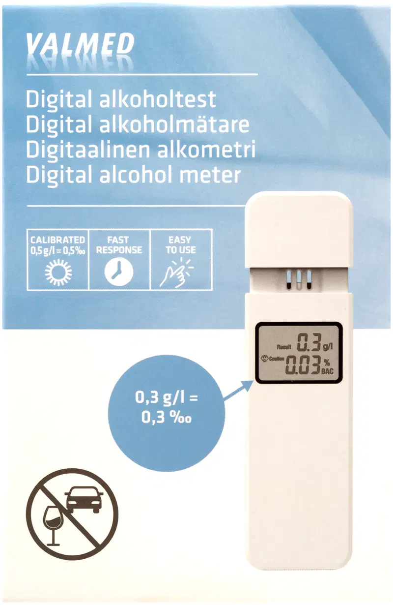 Алкотестер Valmed Digital 1 шт.