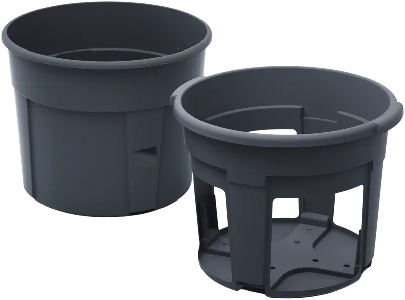 Горшок для выращивания картофеля H39,2xH31,6см (цвет черный)
