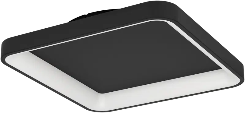 Потолочный светильник EGLO Loretello LED 12Вт 35x35 см черный/белый (цвет черный/белый)