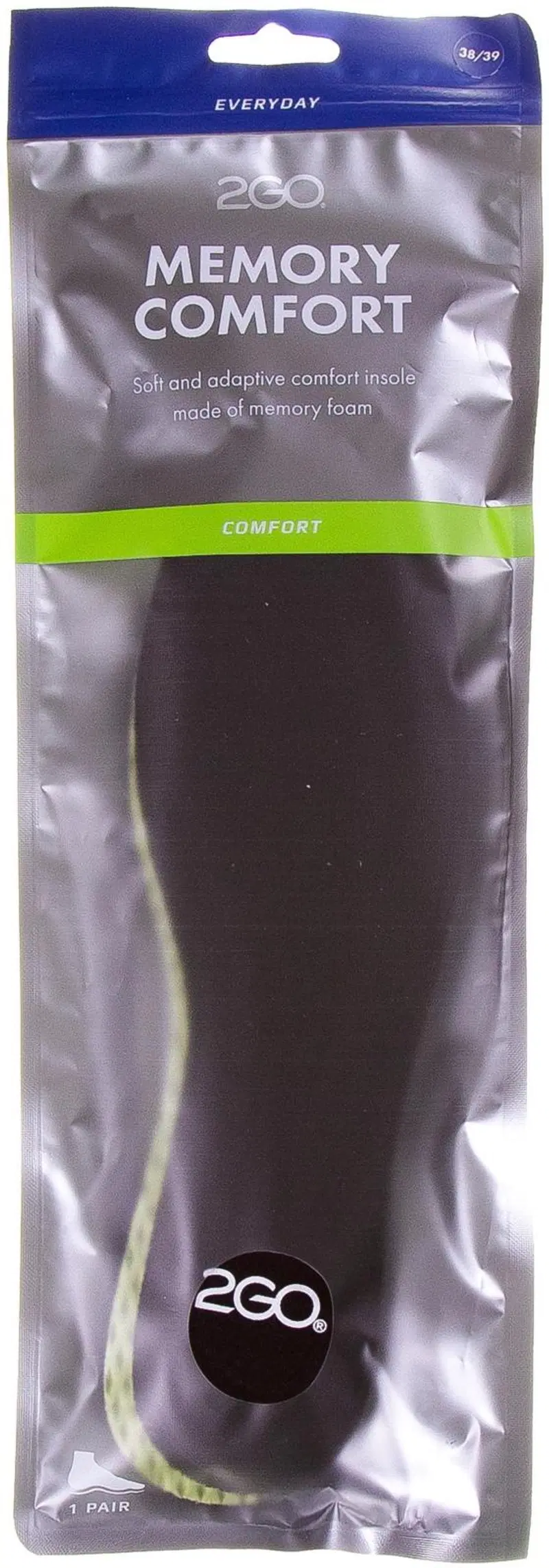 Стелька Bandi 2GO Memory Comfort размер 38/39