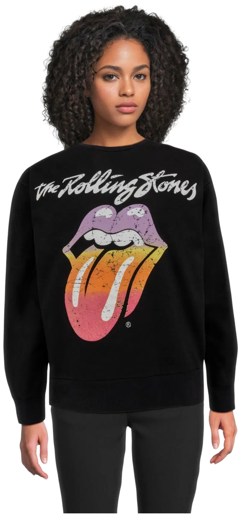 Женская толстовка Rolling Stones I991772 (размер XS, цвет Черный1)