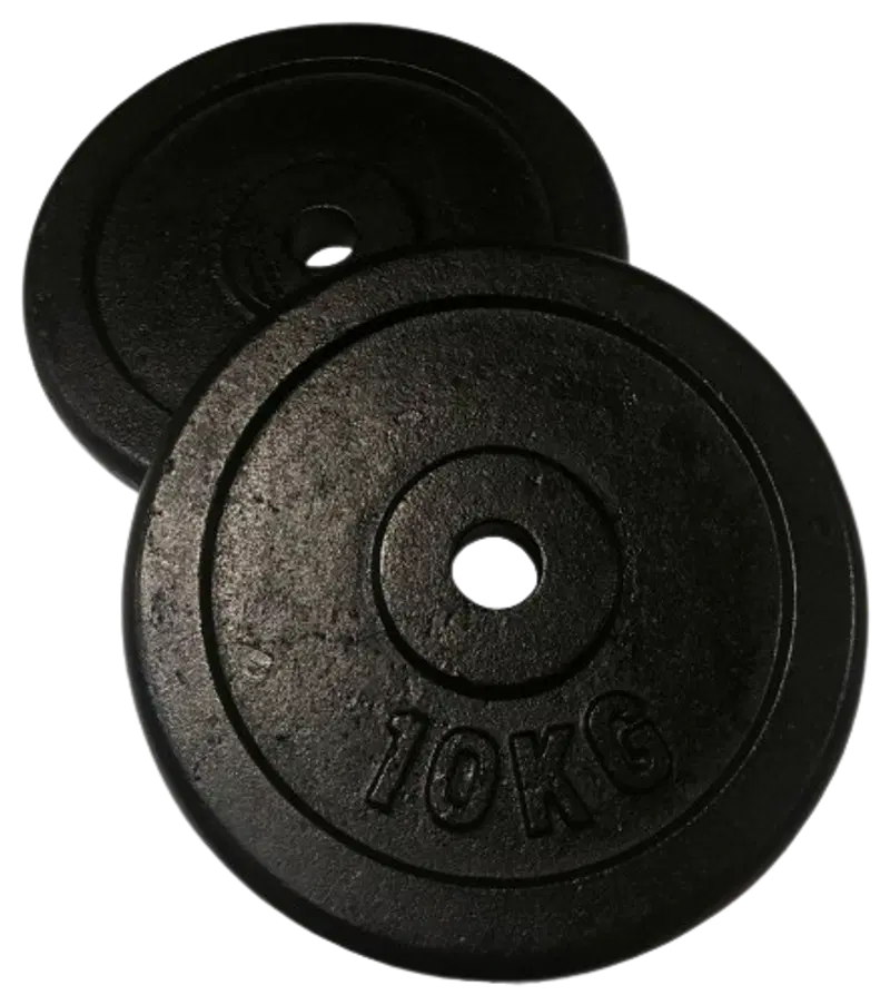 Гири для пластин Fit'n Shape, железо (2x2,5-15 кг) 30 мм - 10 кг