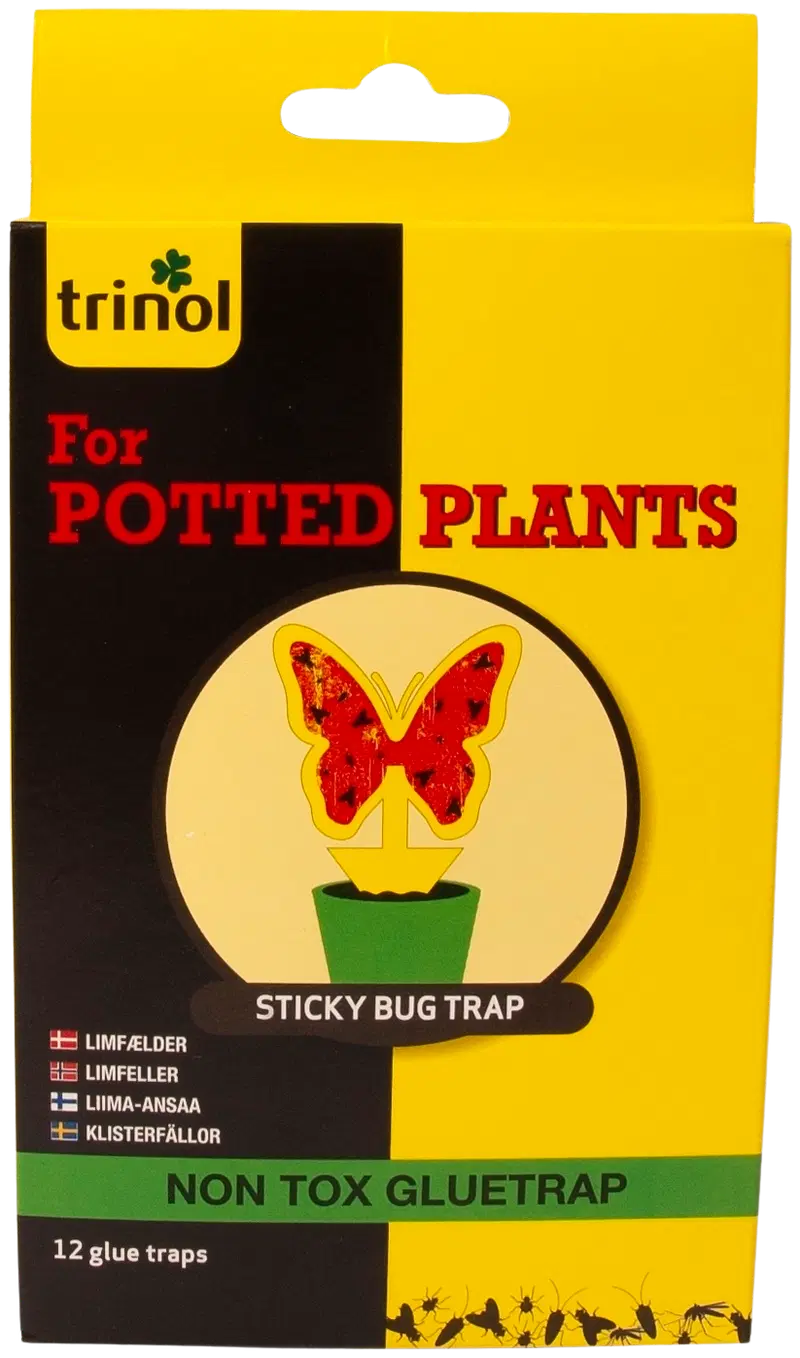 Палочка для борьбы с вредителями Trinol, 12 клеевых ловушек Sticky Bug.