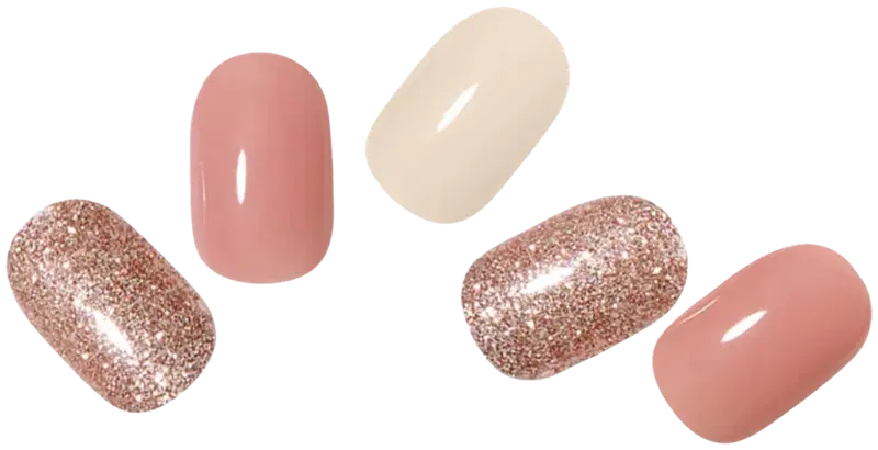 Гелевая наклейка для ногтей EDGEU Chciffon Glow