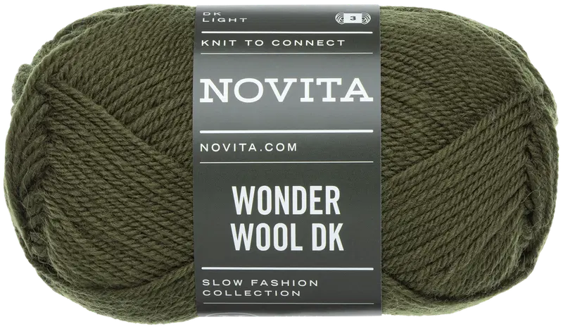 Пряжа Novita Wonder Wool DK 50 г натура 392 (цвет природа)