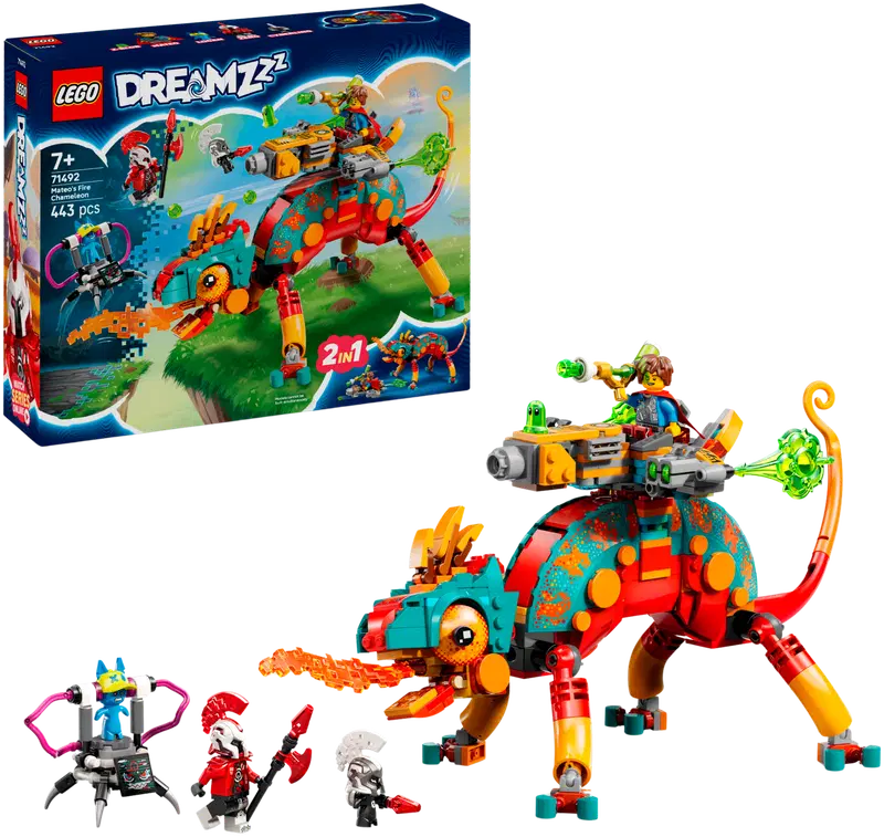 LEGO® DREAMZzz 71492 Огненный хамелеон Матео