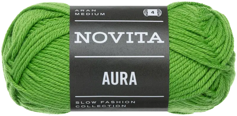 Novita хлопковая нить Aura 50 г соединение (цвет контакт)