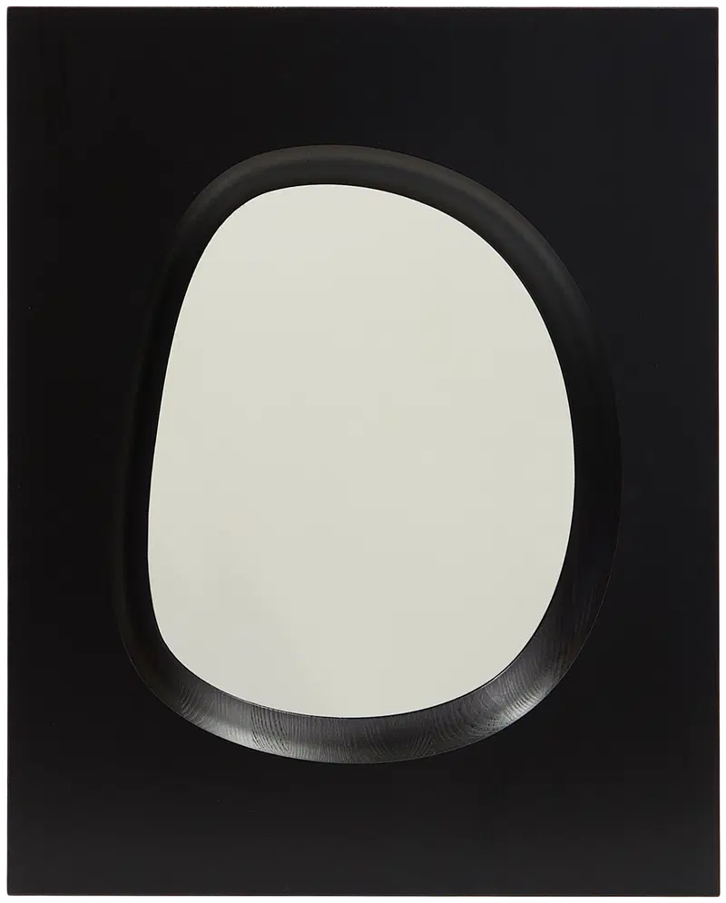 Настенное зеркало Лундия Узел (размер 40X50X4, цвет ЧЕРНЫЙ)