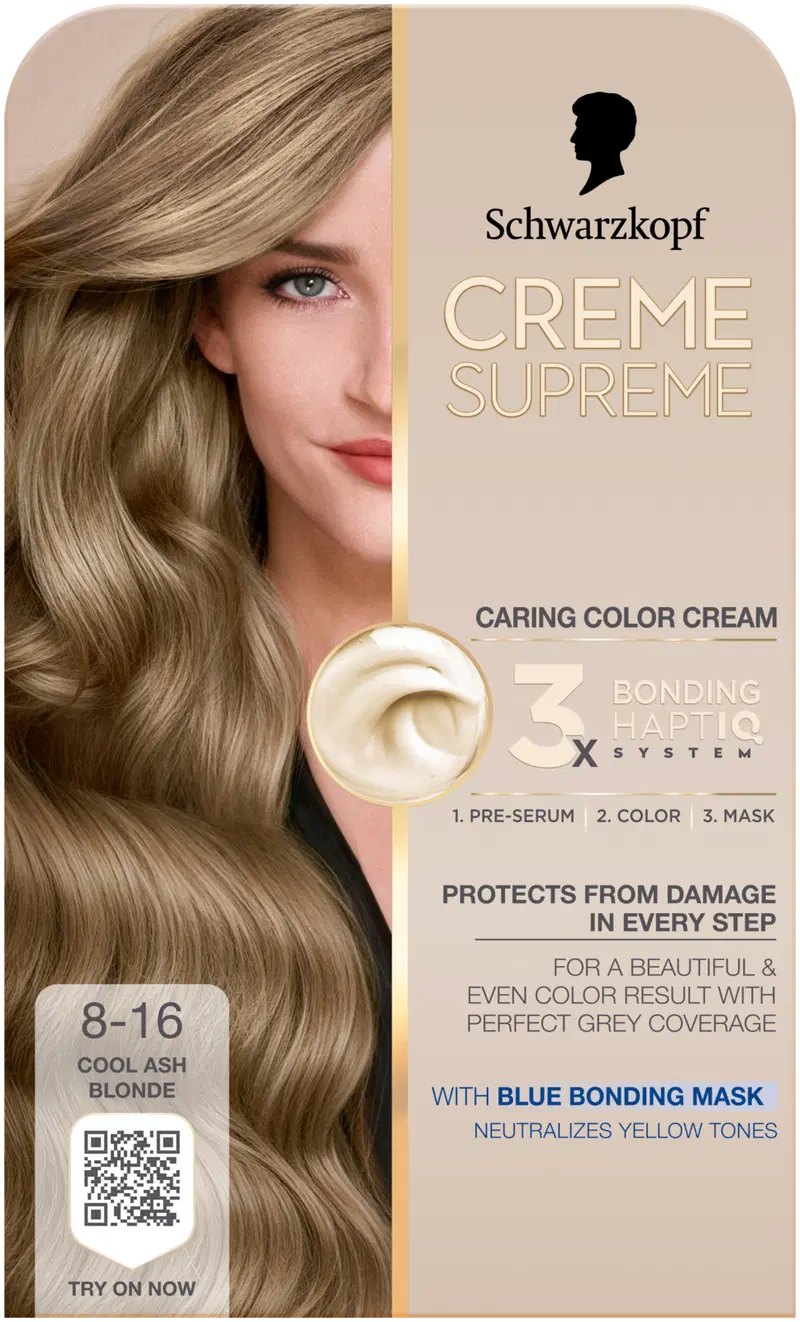 Creme Supreme 8-16 Натуральный пепельный блондин