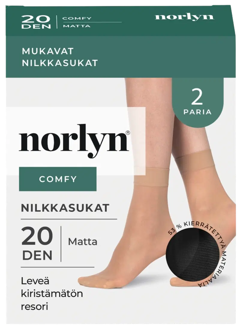 Женские носки до щиколотки Norly, удобные, 2 пары, 20 ден, Пудра, размер 36-41. (размер 36-41, цвет ЧЕРНЫЙ)