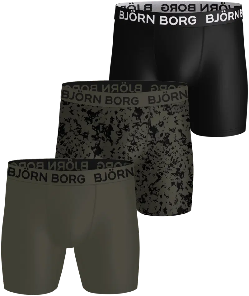 Комплект мужских технических боксеров из трех комплектов Björn Borg (размер С, цвет Мультипак 2)
