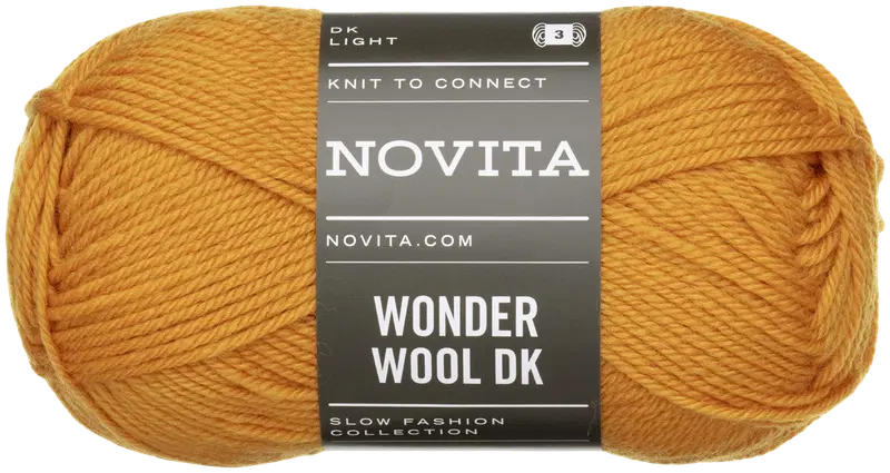 Нитка Novita Wonder Wool DK 50г гибискус 283 (цвет гибискус)