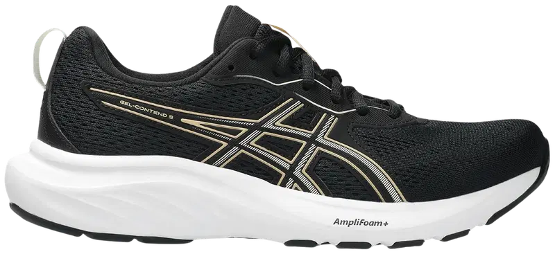Женские кроссовки Asics Gel-Contend 9 (размер 5,5, цвет ЧЕРНЫЙ/АБРИКОСОВЫЙ КРАСШ)