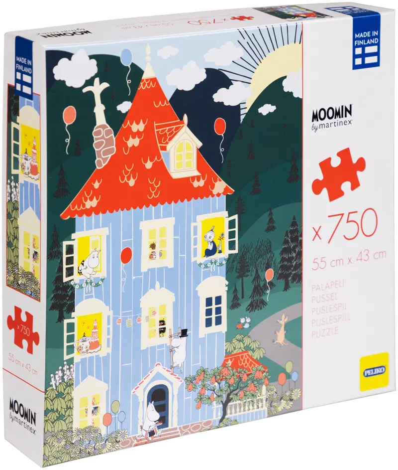Пазл Peliko Moomin 750 возвращает дом Муми-троллей
