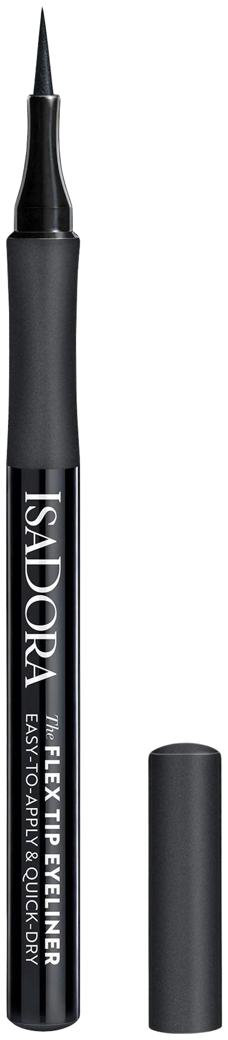 Подводка для глаз Isadora Flex Tip 81 Matt Black 1 мл (цвет Мэтт Блэк)