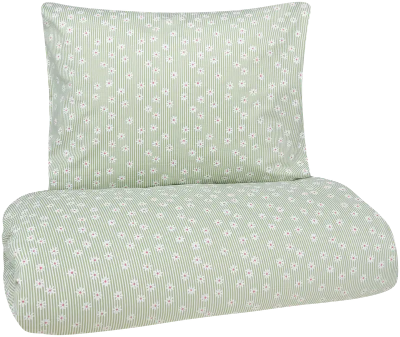 Xtra комплект пододеяльников Daisy 150х210 см зелено-белый (цвет зеленый/белый)