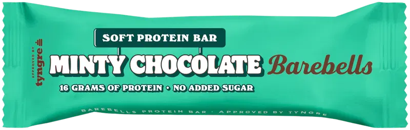 Barebells Soft Minty Chocolate - протеиновый батончик со вкусом мяты 55г