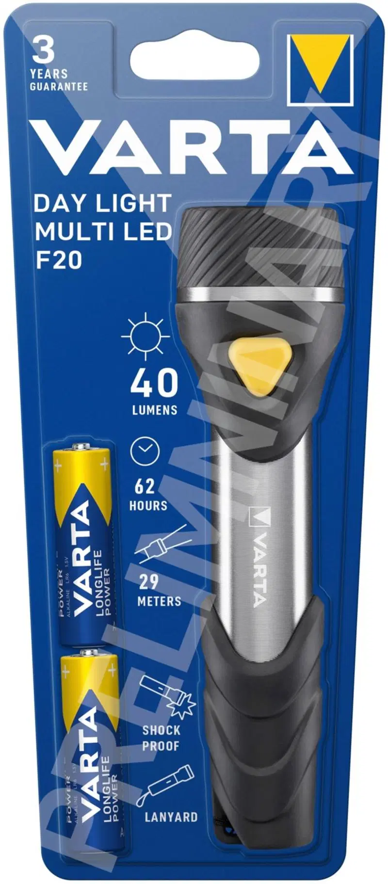 Ручной светильник Varta Daylight F20 Multi Led