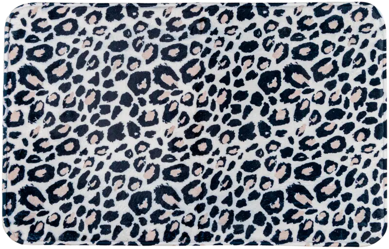Коврик для ванной комнаты House Leopard 50х80 см, черный/серый/белый (цвет черный/серый/белый)
