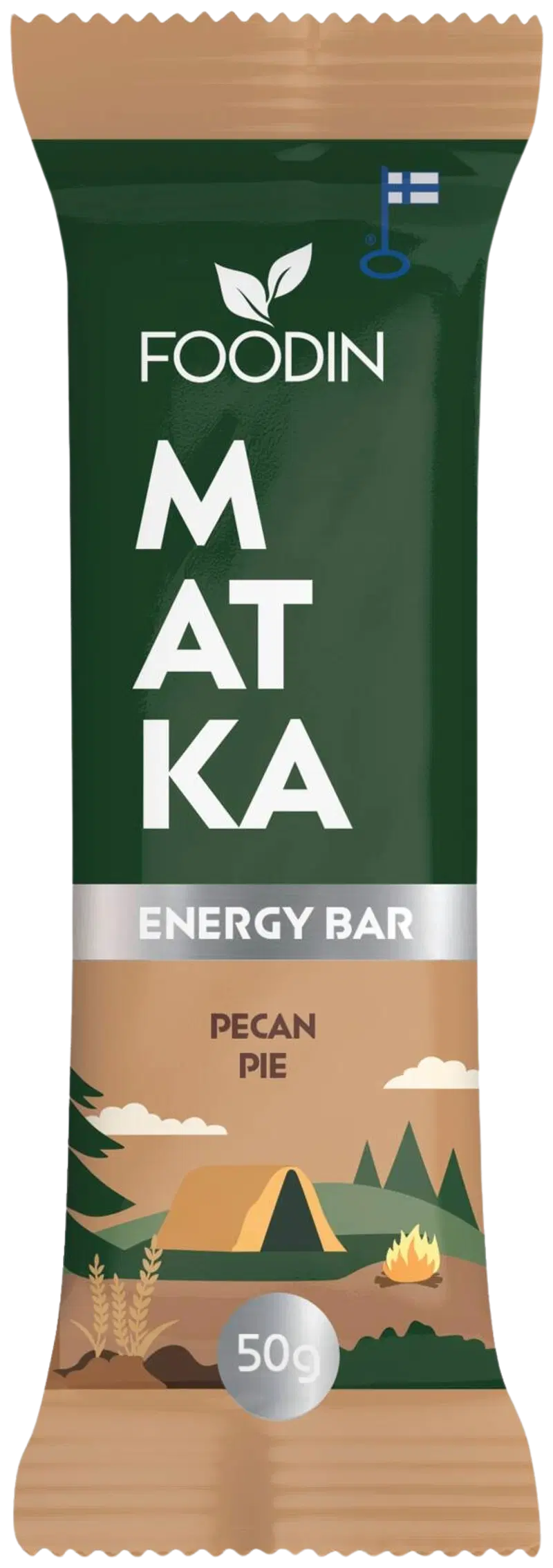 Foodin MATKA Energy Bar, Пирог с орехами пекан, 50 г