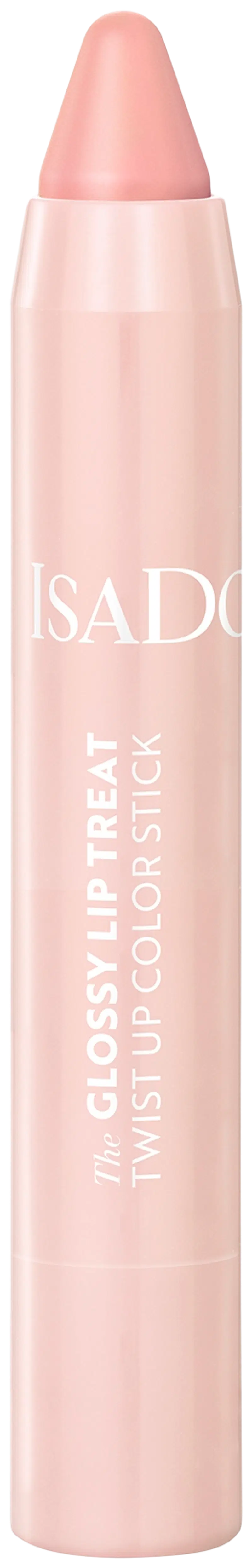 Помада-карандаш Isadora The Glossy Lip Treat Twist Up Color Stick 21 Raisin 3,3 г (размер 3,3 мл, цвет Прозрачный нюдовый)