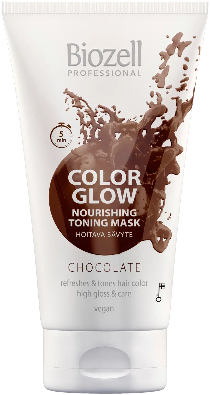 Biozell Color Glow Питательная оттеночная маска Шоколад 150мл