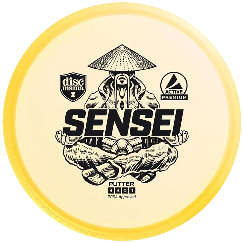 Паттер Discmania Active Sensei Premium, разные типы (цвет Желтый)