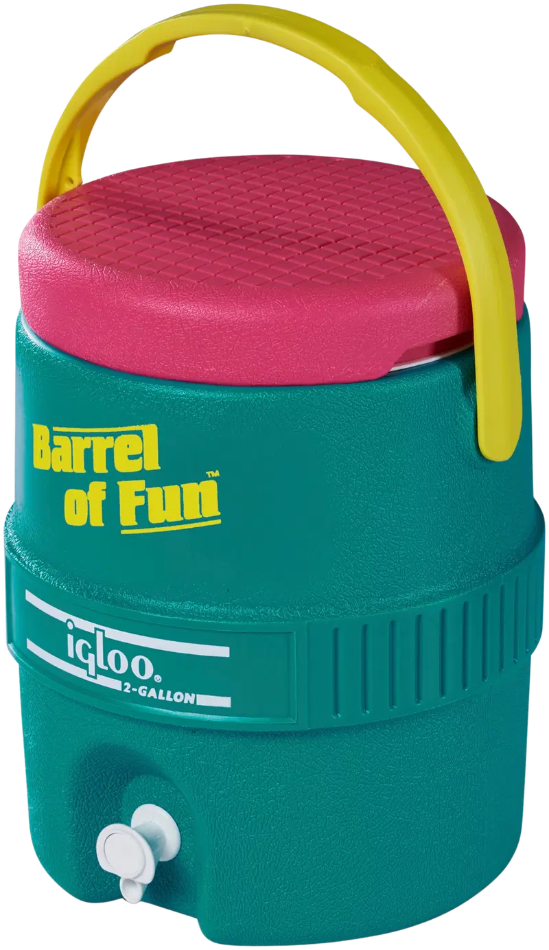 Контейнер для питья Igloo Retro 8 л нефрит (цвет зелено-розовый)