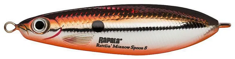 Блесна Rapala Rattlin' Minnow Spoon 08 Sbr (цвет Разноцветный)