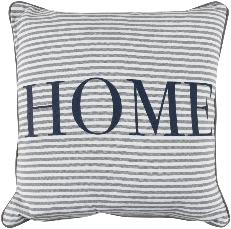 Декоративная подушка Tex Home Stripes 40 x 40 см светло-серая (цвет серый свет)