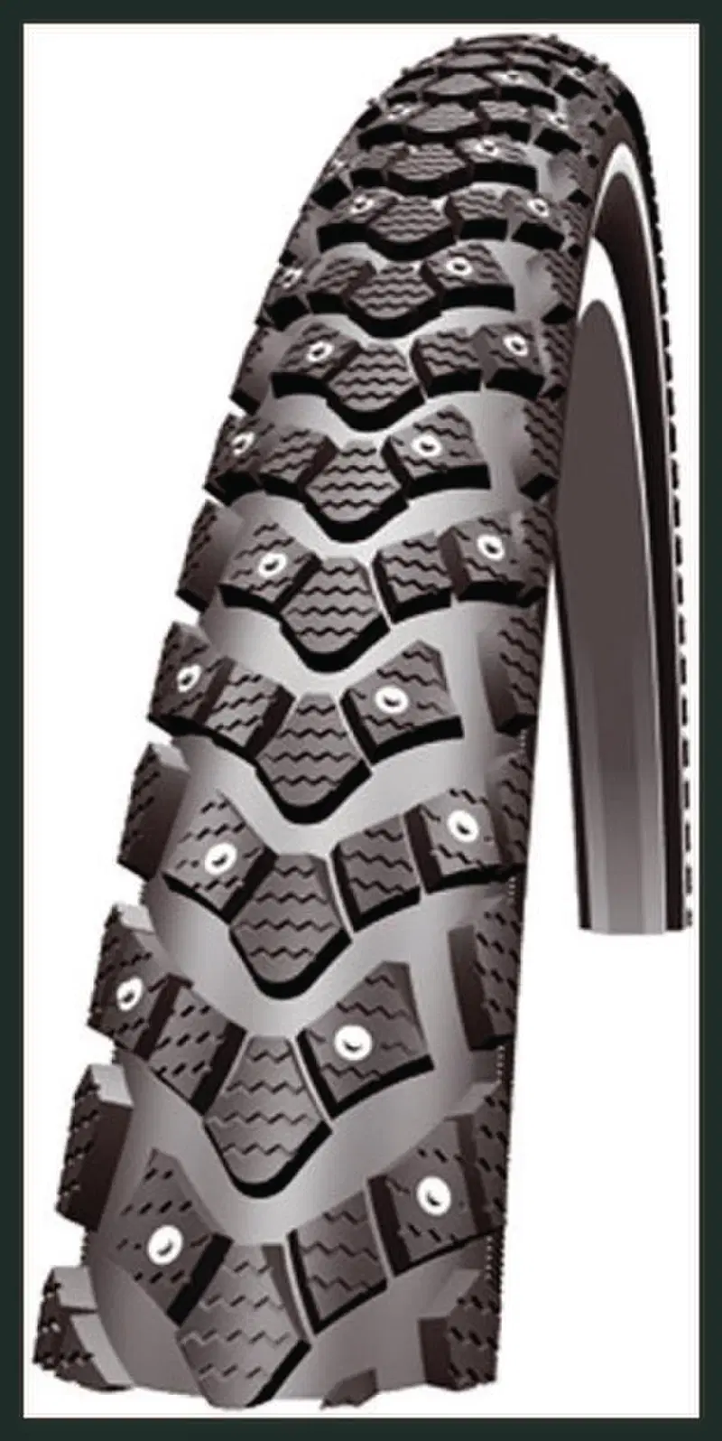 Schwalbe Marathon W 28" 50-622 шипованная покрышка 208 шипов (цвет ЧЕРНЫЙ)