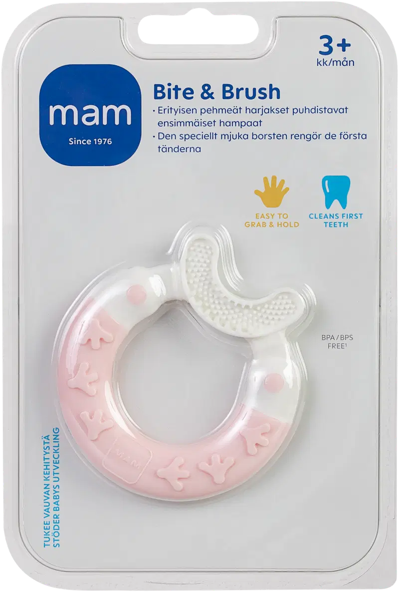 Жевательное кольцо MAM Bite&Brush