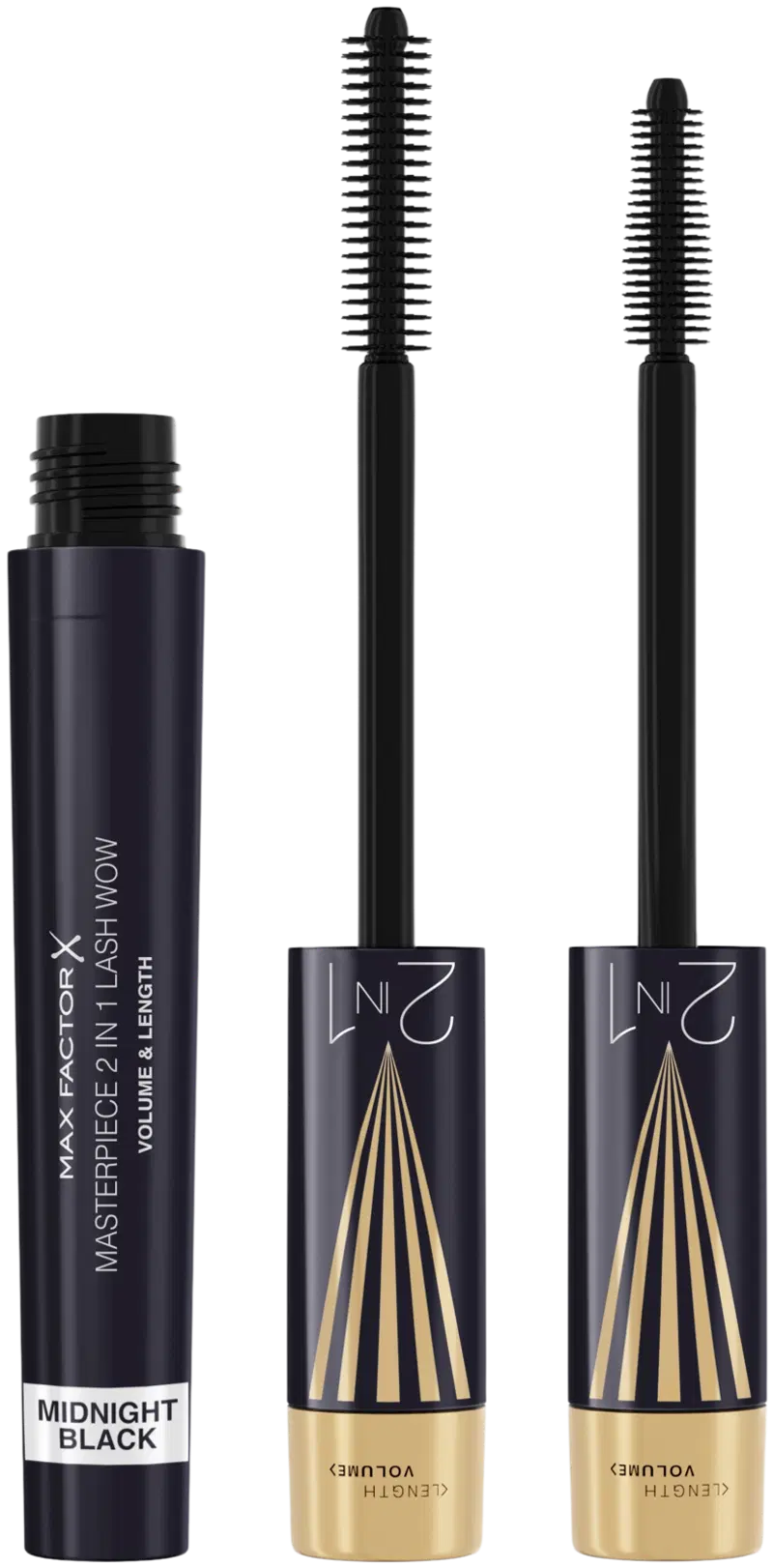 Max Factor Masterpiece 2in1 Mascara Midnight Black тушь для ресниц 7 мл (цвет Полуночный черный)