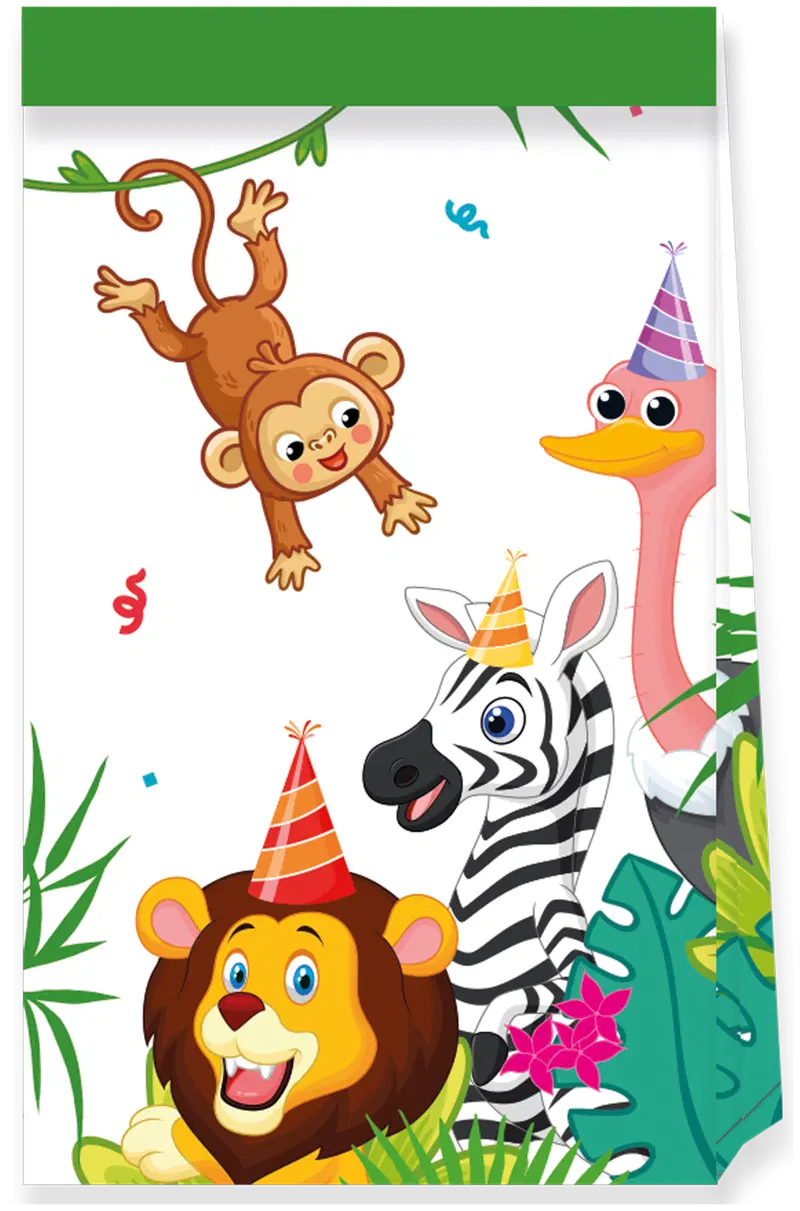 Decorata Party Jungle Balloons Бумажные сумки для вечеринок FSC (цвет разноцветный)