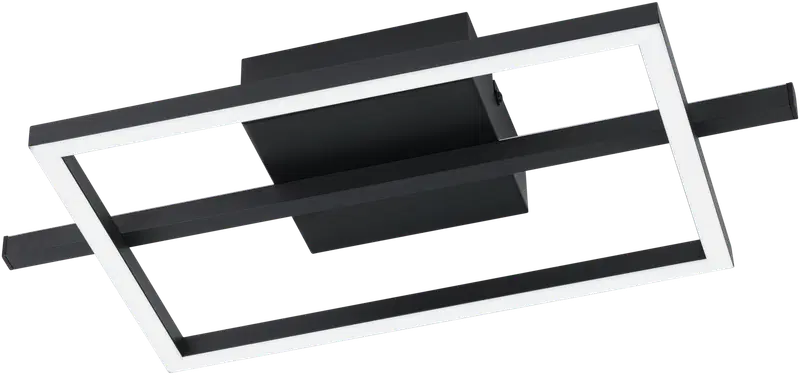 Потолочный светильник EGLO Amandolo LED 17Вт 40х20 см RGB CCT черный/белый (цвет черный/белый)