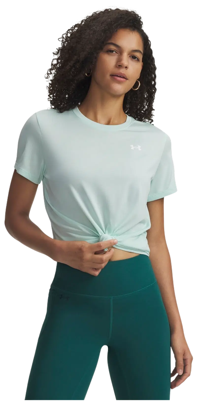Женская тренировочная рубашка с короткими рукавами Under Armour 1384230 (размер С, цвет Обновить мяту)