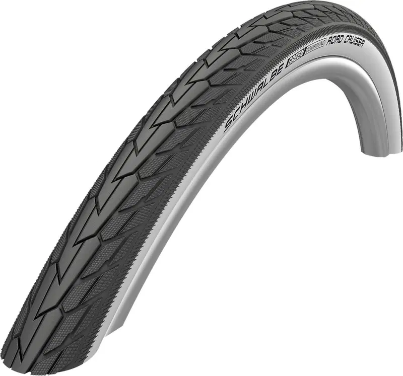 Внешняя покрышка для велосипеда Schwalbe Road Cruiser 28" 37-622 м/год (цвет Черный/белый)