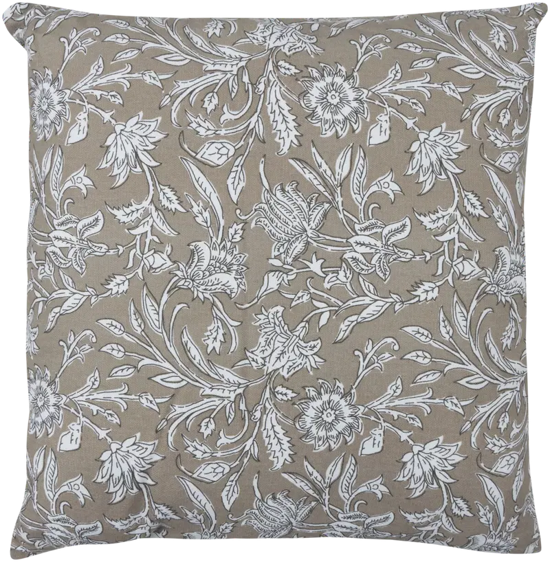 Декоративная подушка Tex Home Fleurs 45х45 см бежевый (цвет бежевый)