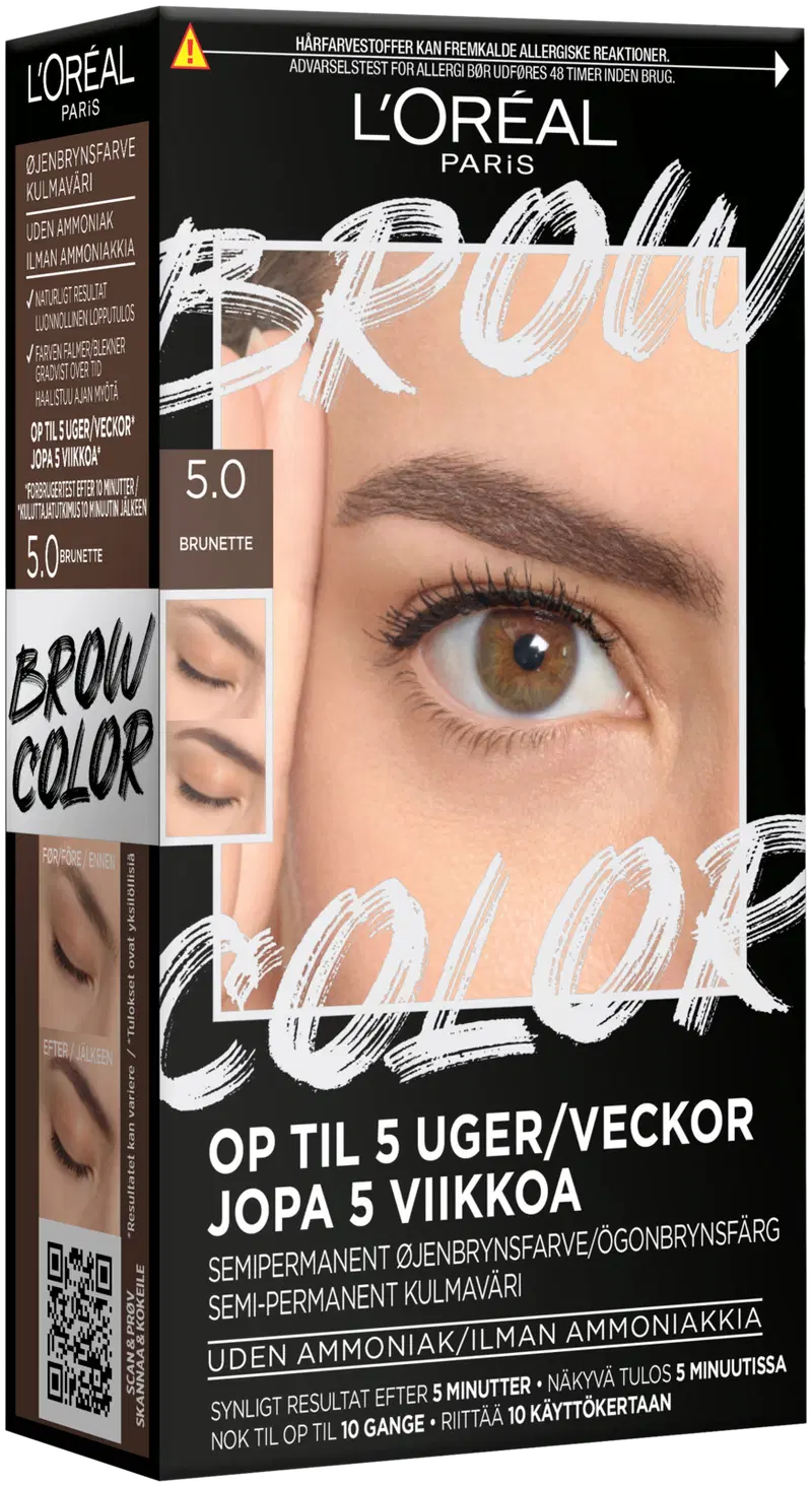 L'Oréal Paris Brow Color Kit 3.0 Краска для бровей Dark Brunette 30 мл (размер СТАНДАРТ, цвет Брюнетка)