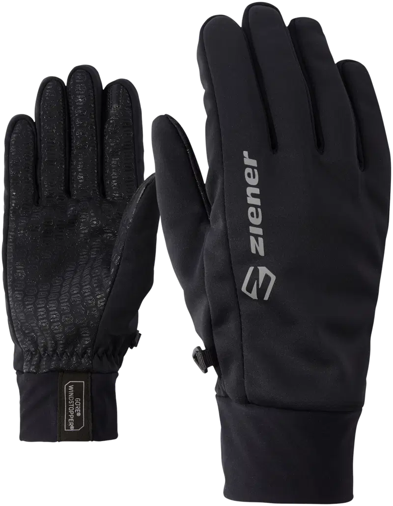 Мультиспортивные варежки унисекс Ziener Irios GORE-TEX Infinium Touch (размер 7, цвет ЧЕРНЫЙ)