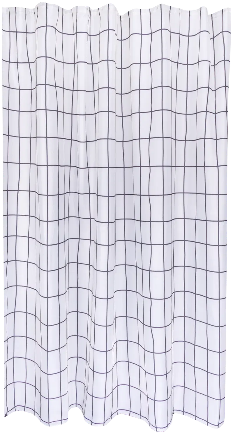 Штора для душа House Elonkorjuu 180 x 200 см белая PatternLab (цвет УРОЖАЙ Белый)