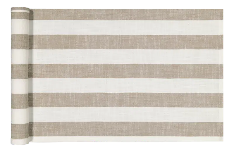 Скатерть домашняя Stripe бежевая (цвет Бежевый)