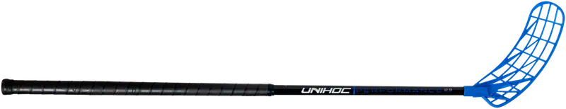 Unihoc Ракетка для флорбола Unilite Performance Oval 100см (цвет Черный/Синий)