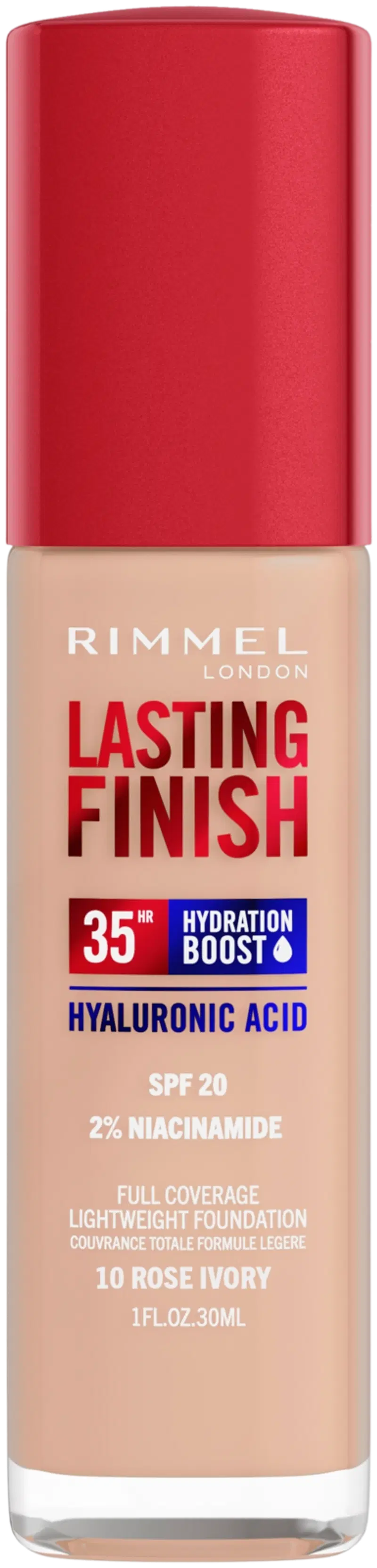 Тональный крем Rimmel Lasting Finish 35H Foundation 30 мл, оттенок 203 True Beige (размер 30 МЛ, цвет Роза Айвори)