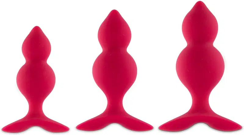 Анальные пробки FeelzToys, набор из 3 шт.