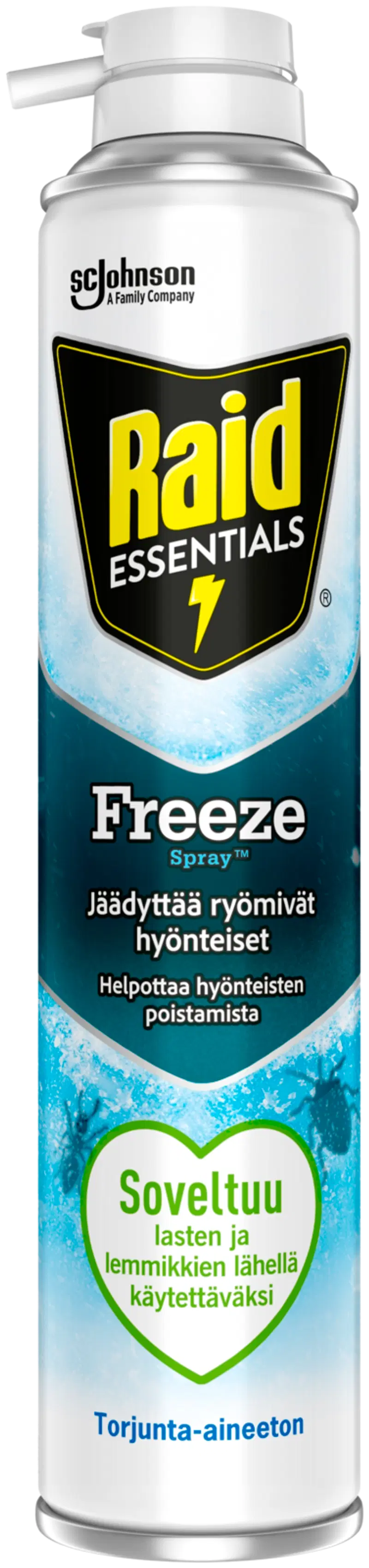 Замораживающий спрей от насекомых Raid Freeze 350мл