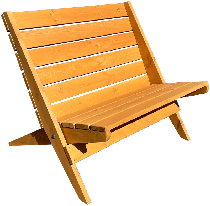 EcoFurn® Double-Granny сосна, охра, пропитанная маслом (цвет промасленная бамия)